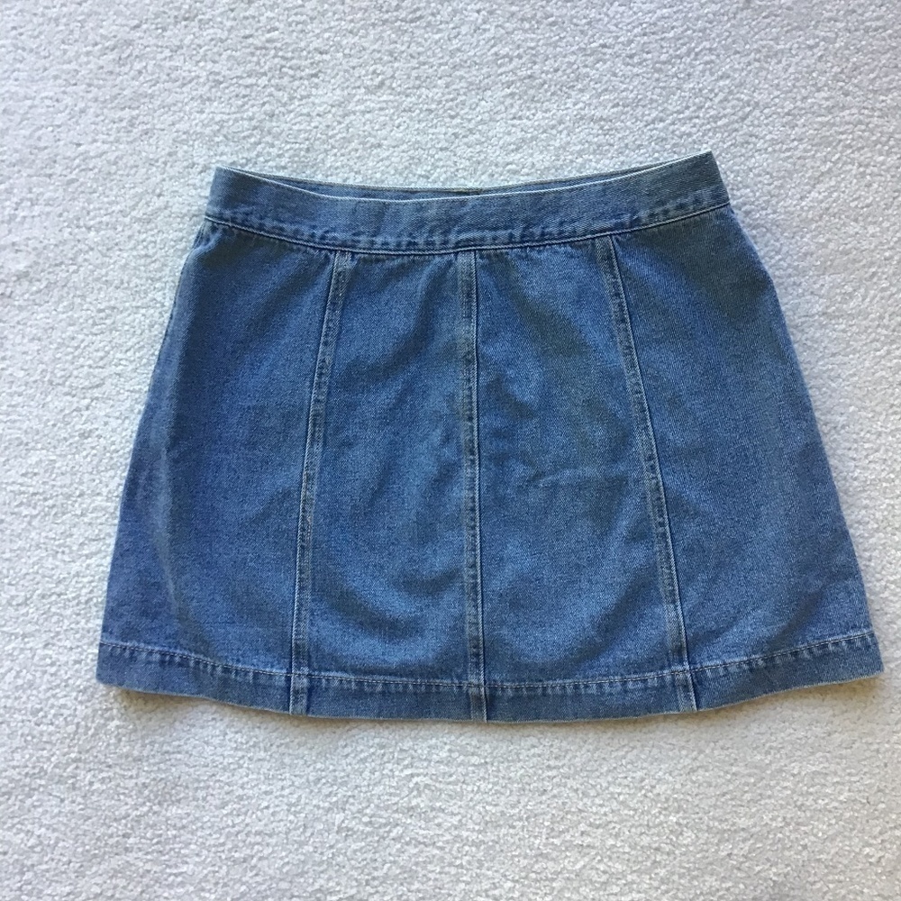 FOREVER 21 DENIM MINI SKIRT SIZE 28 - Picture 2 of 5